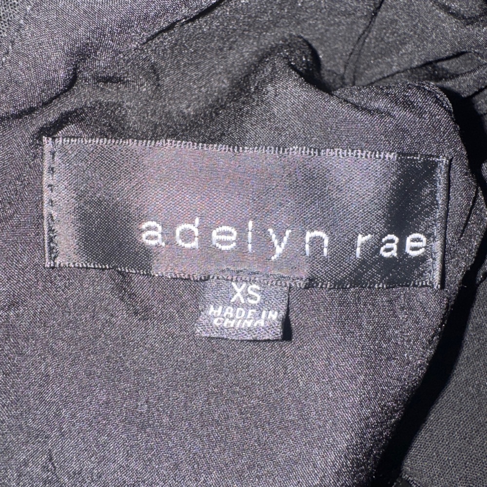Adelyn Rae Black Asymmetrical Dress - Picture 7 of 7
